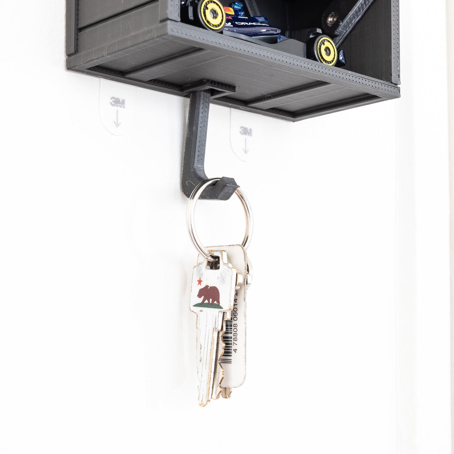 Key Holder, HotWheels Car Garage (Display Only) - Black