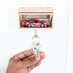 Key Holder, HotWheels Car Garage (Display Only) - Beige